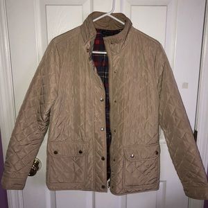 Tan/Beige Quilted Coat